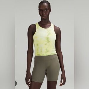 LULULEMON Ebb to Street Cropped Racerback Tank Top- 6